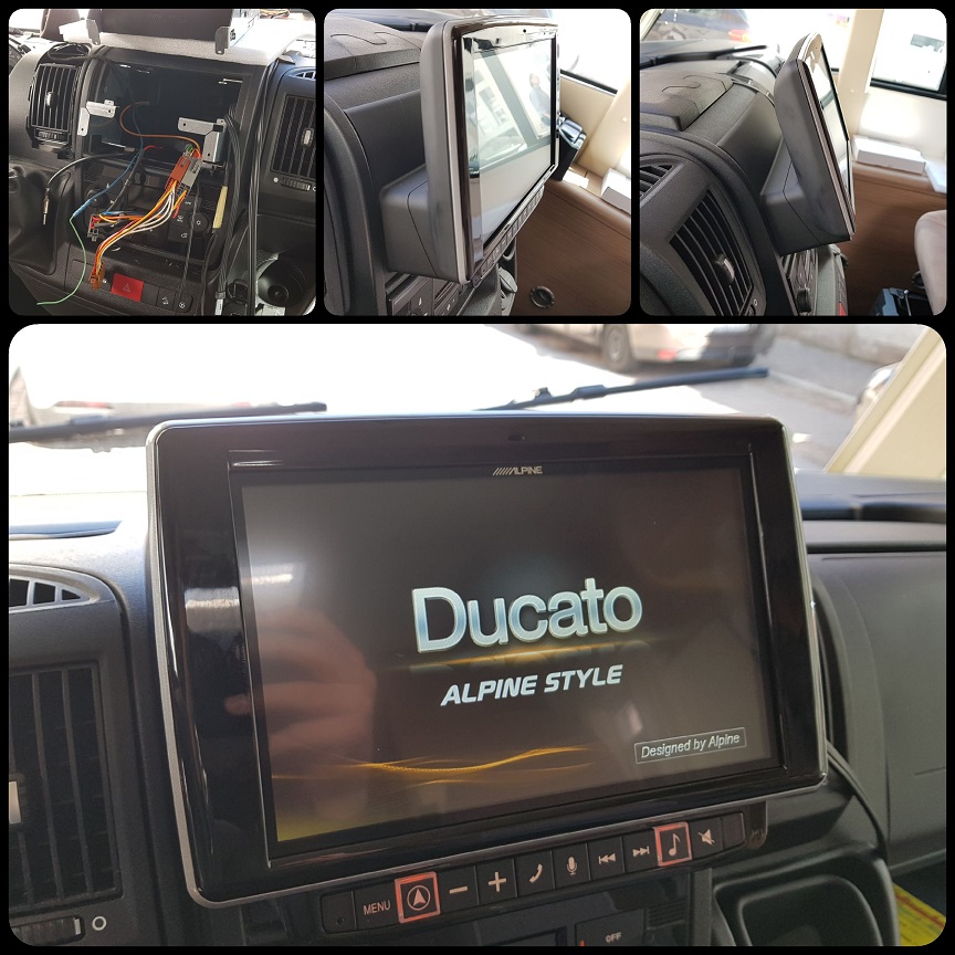 Alpine-Navi f&uuml;r den Ducato Camper
